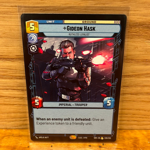 Gideon Hask: Ruthless Loyalist