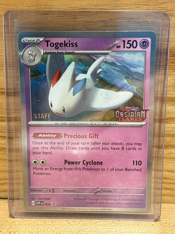 Togekiss(Staff) Obsidian Flames Prerelease