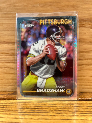 Terry Bradshaw(2024)Topps Chrome #161 Prismatic