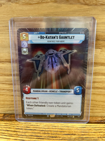Bo-Katan's Gauntlet:Reinforce From AboveHyperspace)(Foil)