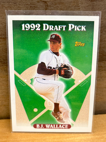 BJ Wallace(1992) Topps #33