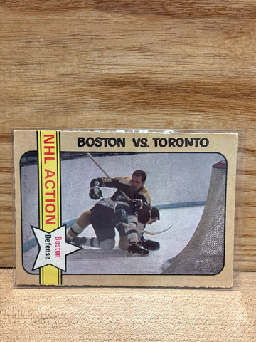 NHL Action: Boston Defense(1972) OPeeChee #135