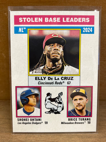 Stolen Base Leaders(2025)Topps Heritage #197