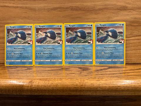 Kyogre(Cosmos Holo)(Stamped) Set of 4