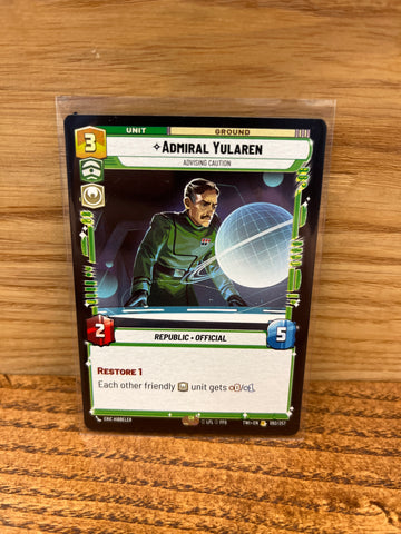 Admiral Yularen: Advising Caution