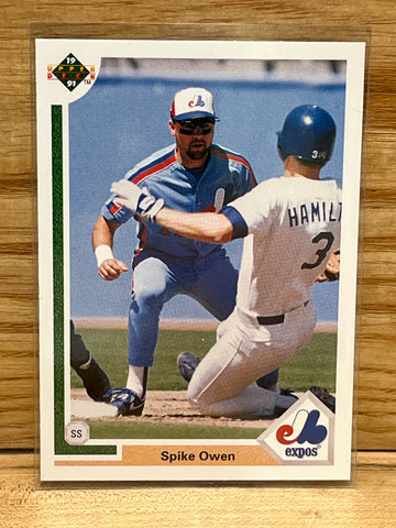 Spike Owen (1991) Upper Deck #189