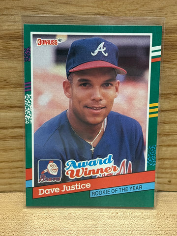 Dave Justice(1990) Donruss #683
