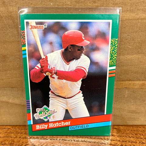 Billy Hatcher(1991) Donruss #763