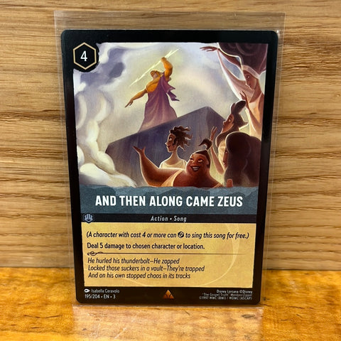 And Then Along Came Zeus