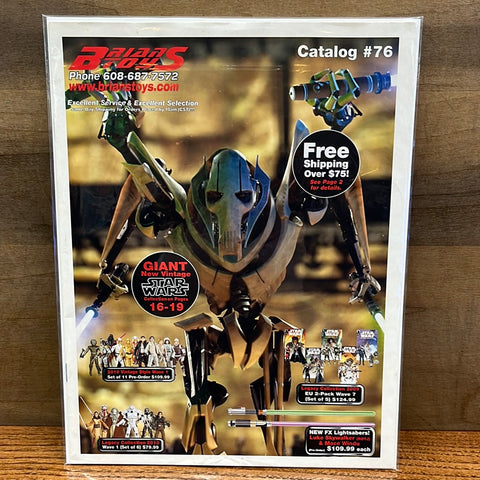Brian Toys Catalog: General Grievous Cover #76