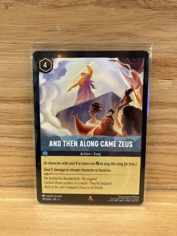 And Then Along Came Zeus