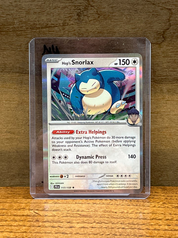Hop's Snorlax
