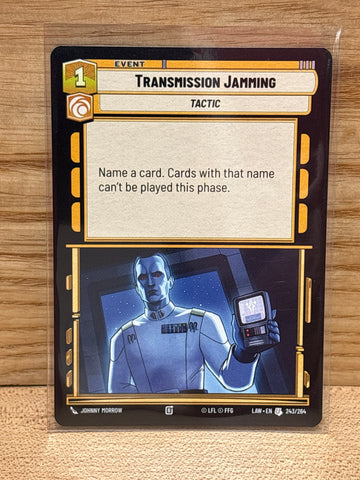 Transmission Jamming