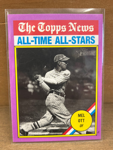 Mel Ott(2025)Topps Heritage #348 Purple