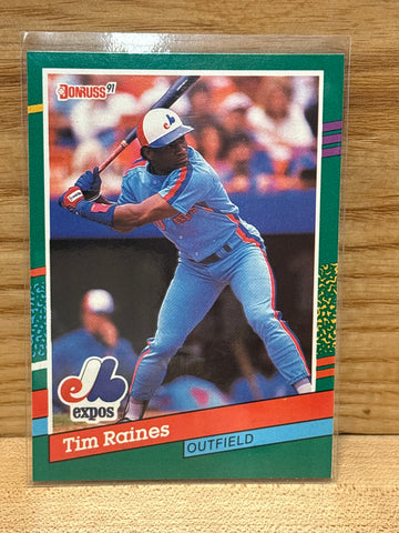 Tim Raines(1991) Donruss #457
