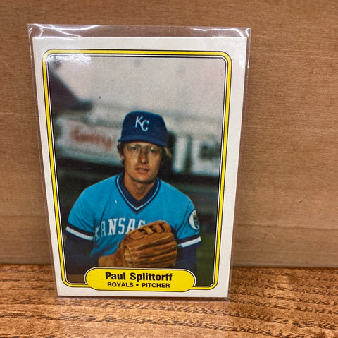 Paul Splittorff(1982) Fleer #423