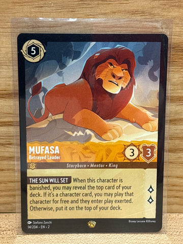 Mufasa: Betrayed Leader