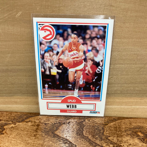 Spud Webb(1990) Fleer #5