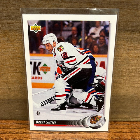 Brent Sutter: Chicago Blackhawks(1992) #199