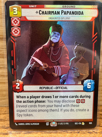 Chairman Papanoida: Undaunted Diplomat(Foil)