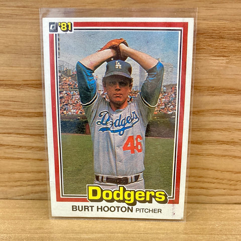Burt Hooton(1981) Donruss #541