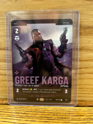 Greef Karga:Introductions Are In Order(Prestige)