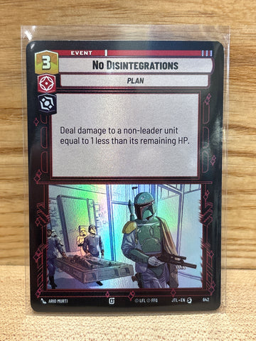 No Disintegrations(Foil)
