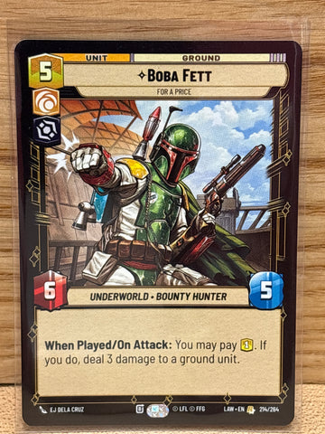 Boba Fett: For a Price