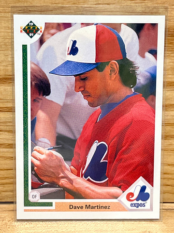 Dave Martinez (1991) Upper Deck #186