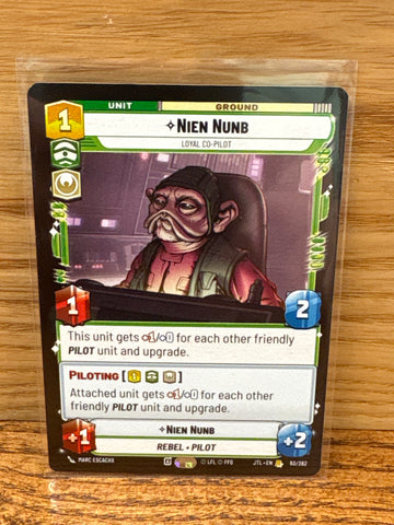 Nien Nunb: Loyal Co Pilot