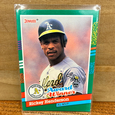Rickey Henderson(1991) Donruss #761