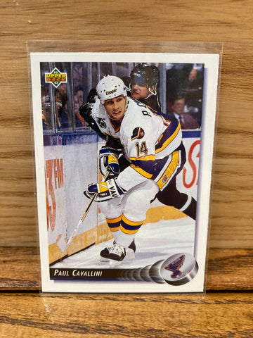 Paul Cavallini(1992) Upper Deck #212