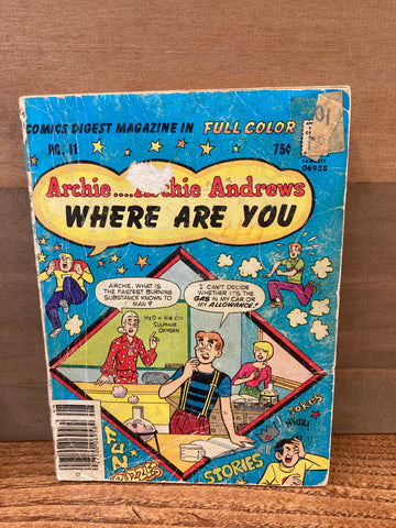 Archie...Archie Andrews Where Are You? Comics Digest #11