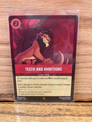 Teeth and Ambitions(Foil)