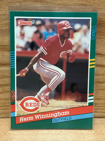 Herm Winningham(1990) Donruss #695