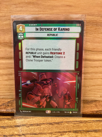 In Defense of Kamino(Foil)