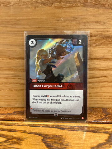 Blast Corps Cadet(Foil)(Promo)