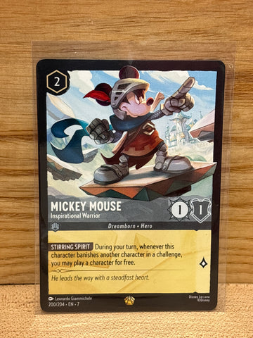 Mickey Mouse: Inspirational Warrior