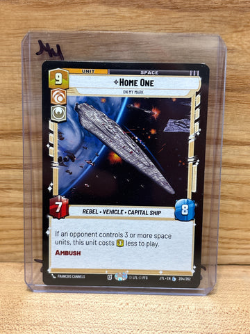 Home One: On My Mark