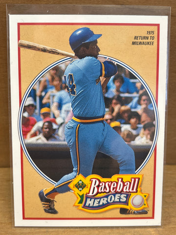 Hank Aaron(1991) Upper Deck #24/27