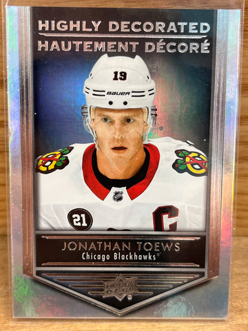 Jonathan Toews(2019/20) Tim Hortons #HD-7