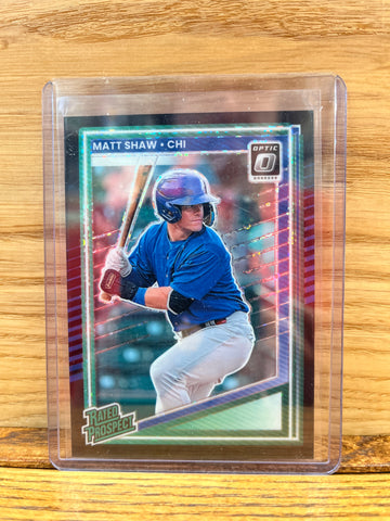 Matt Shaw(2025) Panini Donruss Optic #143 Black