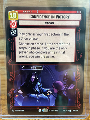 Confidence In Victory