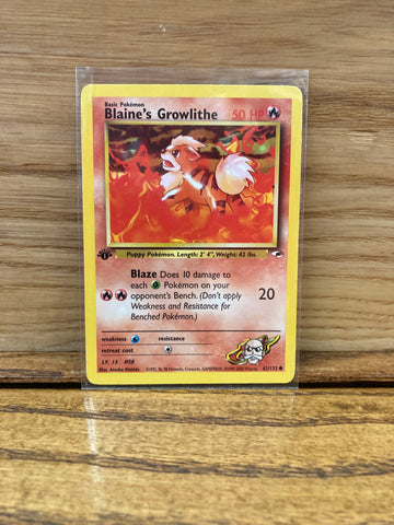 Blaine's Growlithe(1st Edition)