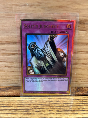 Solemn Judgement(Gold)(1st Edition)