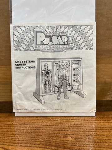 Puldsar the Ultimate Man of Adventure: Life Systems Center Instructions