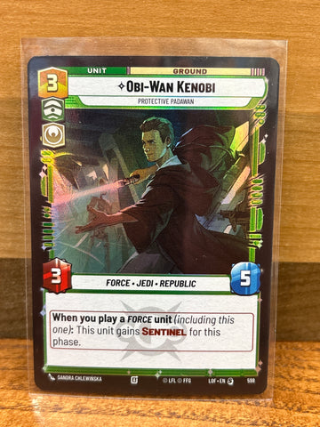 Obi-wan Kenobi:Protective Padawan(Foil)