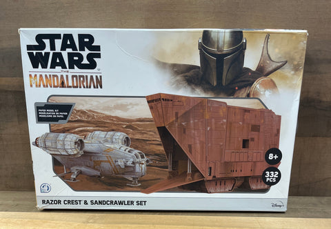 4D Puzzle Razor Crest & Sandcrawler