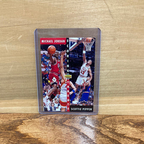 Michael Jordan/Scottie Pippen(1992) Upper Deck #62