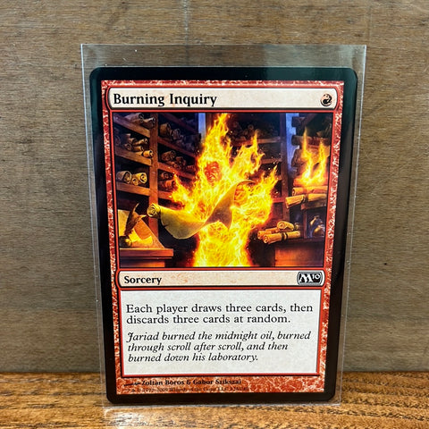 Burning Inquiry